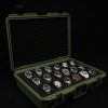 Elbrus Horology Watch Accessories: Timepiece Valet for 18 watches in Green colour