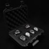 Timepiece valet for 6 watches in black color by Elbrus Horology