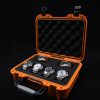 Timepiece valet for 6 watches in orange color by Elbrus Horology