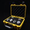 Timepiece valet for 6 watches in yellow color by Elbrus Horology