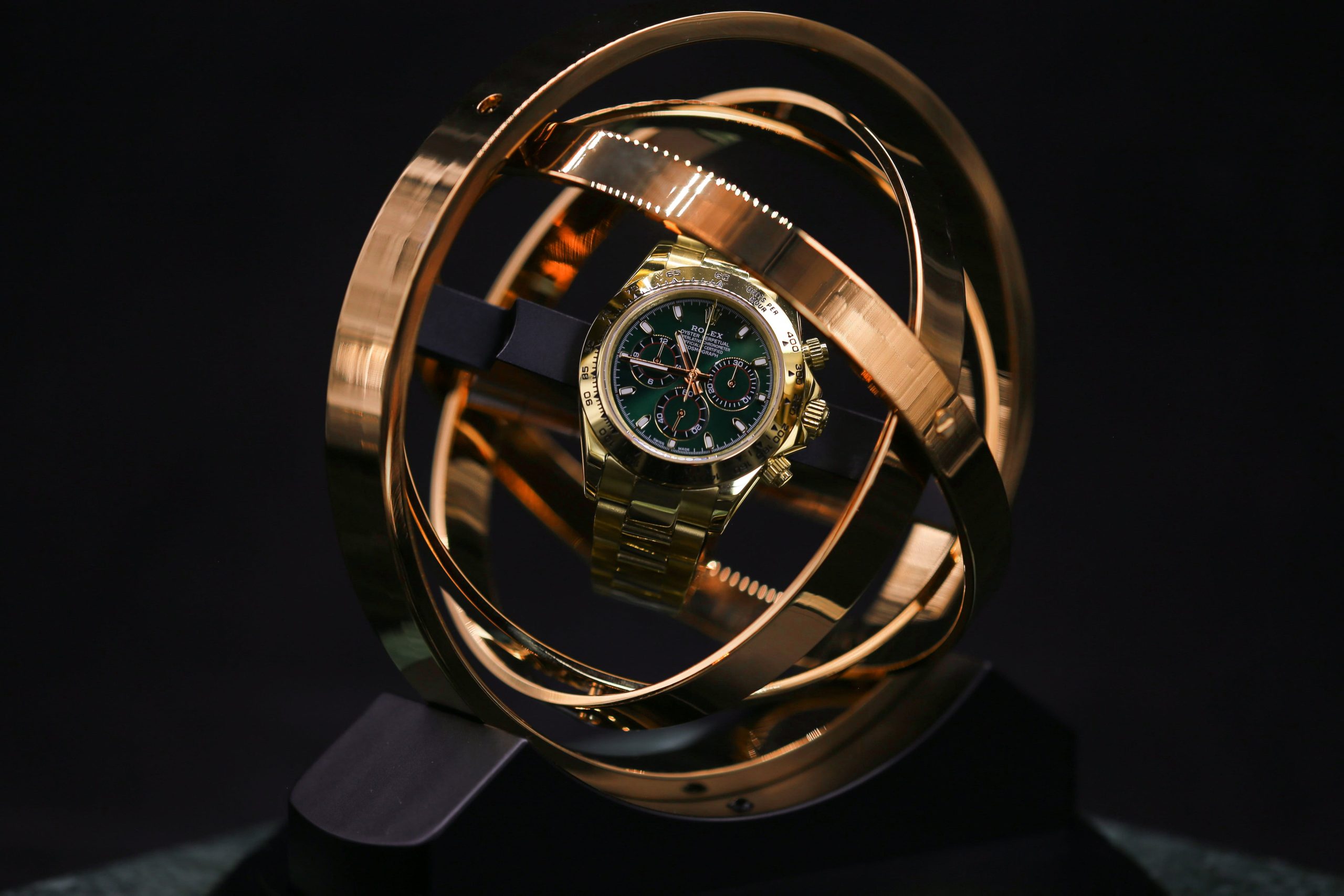 Elbrus-Horology-Watch-Winder-Piusar-360-Verde Indio-rosegold-5